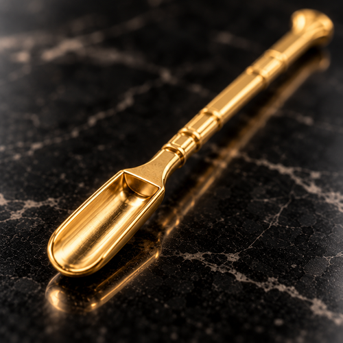 Gold Micro Lab Spoon precision scoop ultra macro