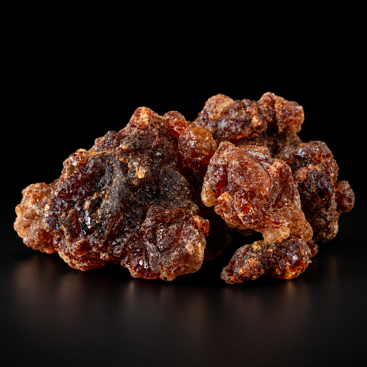 Yemeni Myrrh Resin | Commiphora myrrha — original approved resin composition on black